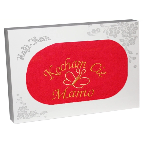 RĘCZNIK Z HAFTEM DZIEŃ MATKI 70x140 NA PREZENT