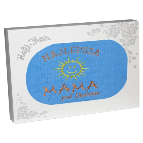 RĘCZNIK Z HAFTEM DZIEŃ MATKI 70x140 NA PREZENT