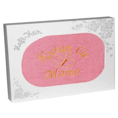 RĘCZNIK Z HAFTEM DZIEŃ MATKI 70x140 NA PREZENT