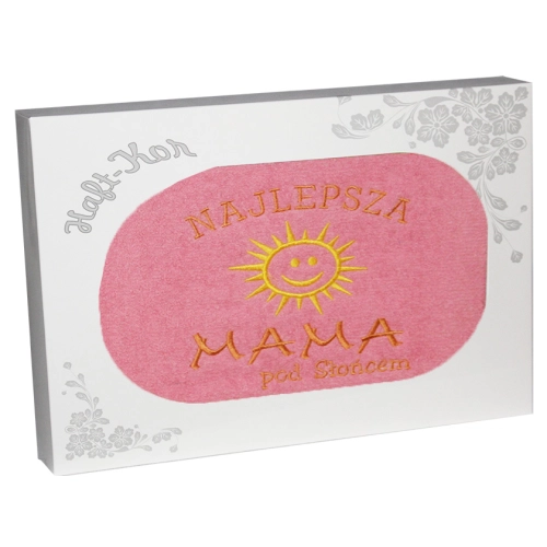 RĘCZNIK Z HAFTEM DZIEŃ MATKI 70x140 NA PREZENT
