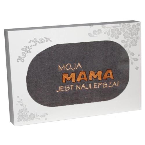 RĘCZNIK Z HAFTEM DZIEŃ MATKI 70x140 NA PREZENT