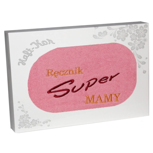RĘCZNIK Z HAFTEM DZIEŃ MATKI 70x140 NA PREZENT
