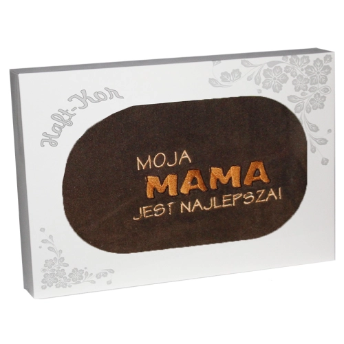 RĘCZNIK Z HAFTEM DZIEŃ MATKI 70x140 NA PREZENT