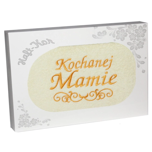 RĘCZNIK Z HAFTEM DZIEŃ MATKI 70x140 NA PREZENT