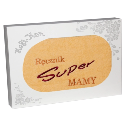 RĘCZNIK Z HAFTEM DZIEŃ MATKI 70x140 NA PREZENT