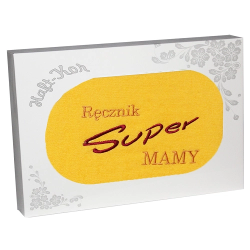 RĘCZNIK Z HAFTEM DZIEŃ MATKI 70x140 NA PREZENT