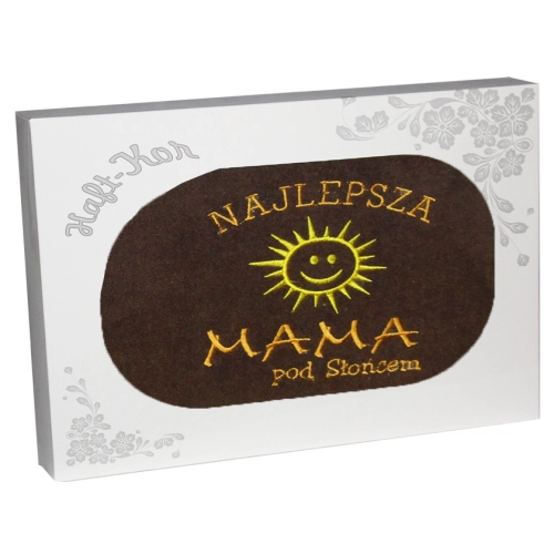 RĘCZNIK Z HAFTEM DZIEŃ MATKI 70x140 NA PREZENT