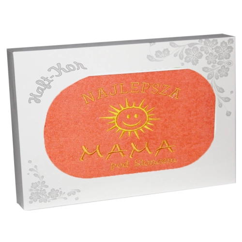 RĘCZNIK Z HAFTEM DZIEŃ MATKI 70x140 NA PREZENT