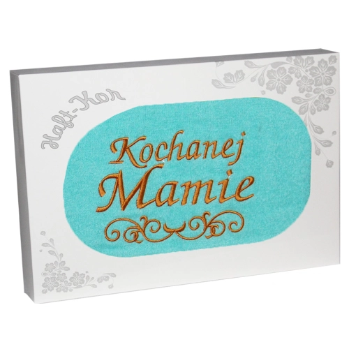 RĘCZNIK Z HAFTEM DZIEŃ MATKI 70x140 NA PREZENT