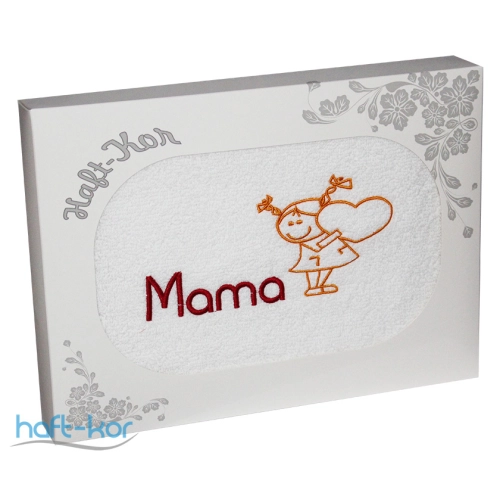 RĘCZNIK Z HAFTEM DZIEŃ MATKI 70x140 NA PREZENT