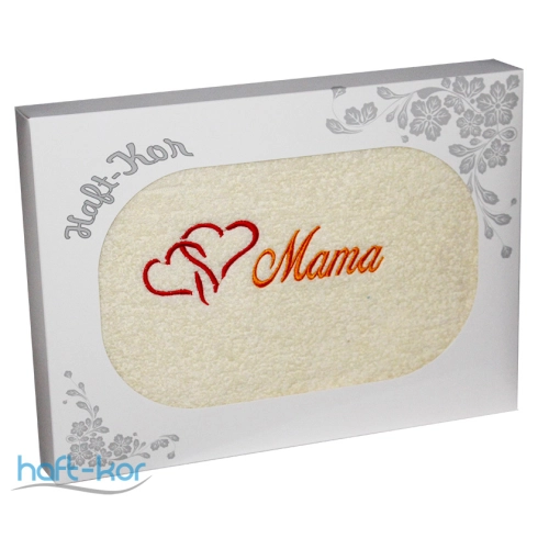 RĘCZNIK Z HAFTEM DZIEŃ MATKI 70x140 NA PREZENT