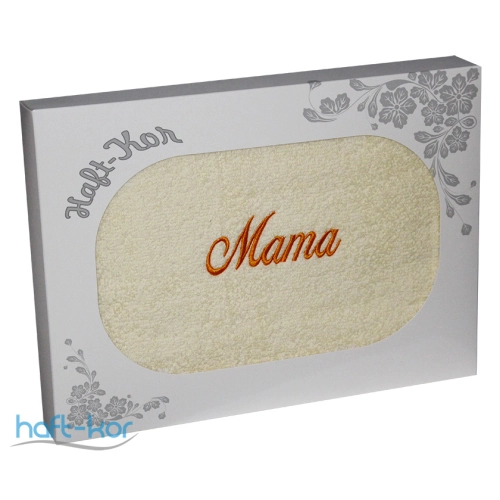 RĘCZNIK Z HAFTEM DZIEŃ MATKI 70x140 NA PREZENT