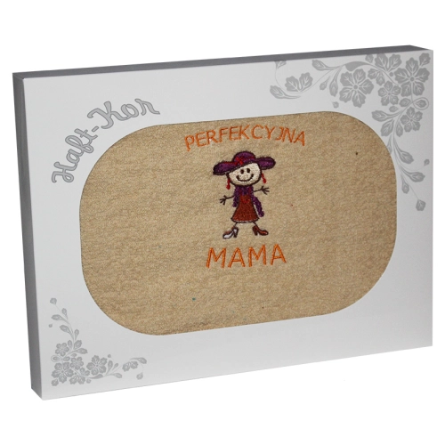 RĘCZNIK Z HAFTEM DZIEŃ MATKI 70x140 NA PREZENT