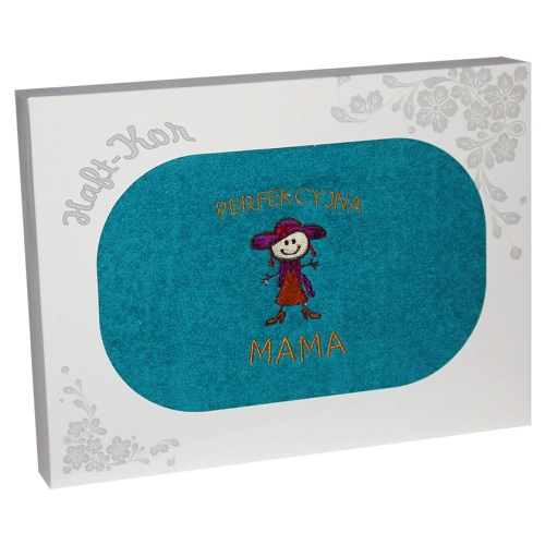 RĘCZNIK Z HAFTEM DZIEŃ MATKI 70x140 NA PREZENT