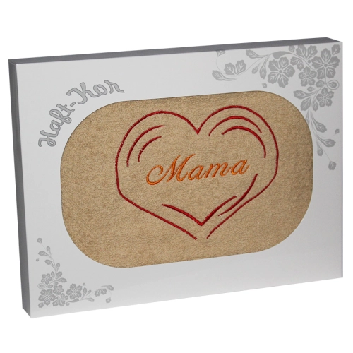 RĘCZNIK Z HAFTEM DZIEŃ MATKI 70x140 NA PREZENT