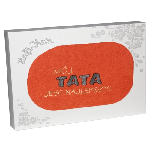 RĘCZNIK Z HAFTEM DLA DZIEŃ OJCA 70x140 NA PREZENT