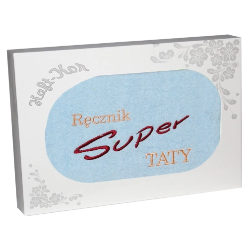 RĘCZNIK Z HAFTEM DLA DZIEŃ OJCA 70x140 NA PREZENT