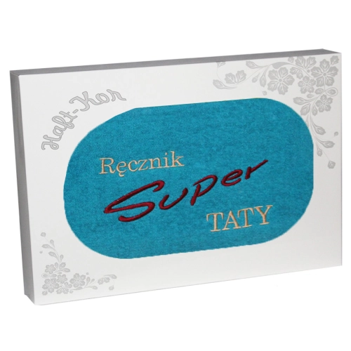 RĘCZNIK Z HAFTEM DLA DZIEŃ OJCA 70x140 NA PREZENT