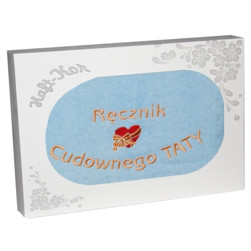 RĘCZNIK Z HAFTEM DLA DZIEŃ OJCA 70x140 NA PREZENT