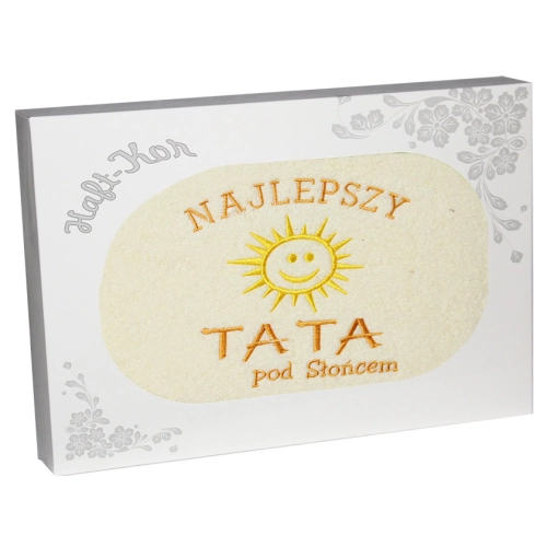 RĘCZNIK Z HAFTEM DLA DZIEŃ OJCA 70x140 NA PREZENT