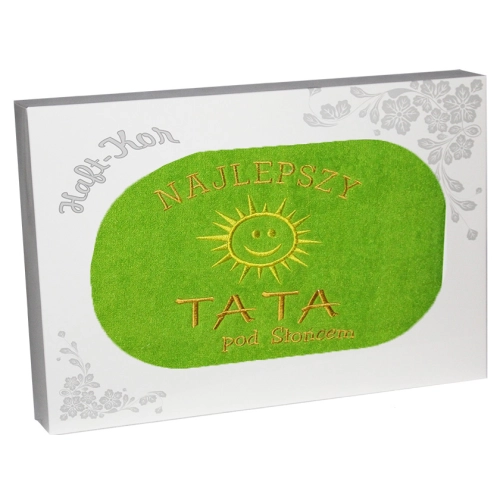 RĘCZNIK Z HAFTEM DLA DZIEŃ OJCA 70x140 NA PREZENT