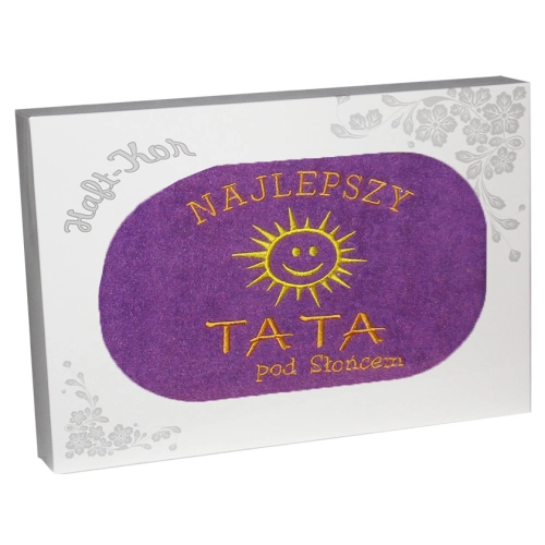 RĘCZNIK Z HAFTEM DLA DZIEŃ OJCA 70x140 NA PREZENT