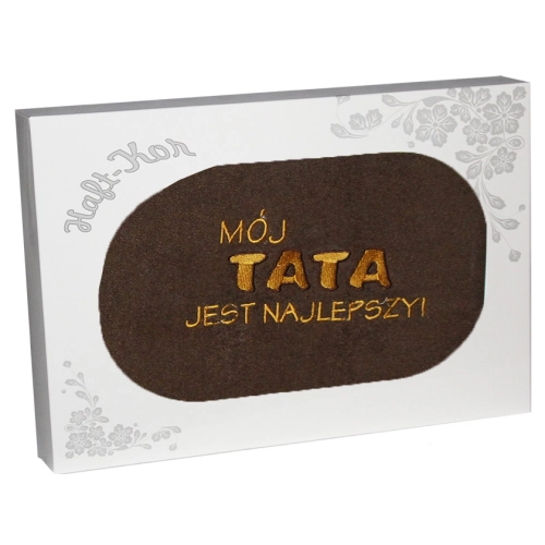 RĘCZNIK Z HAFTEM DLA DZIEŃ OJCA 70x140 NA PREZENT