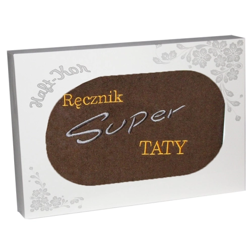 RĘCZNIK Z HAFTEM DLA DZIEŃ OJCA 70x140 NA PREZENT