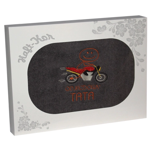 RĘCZNIK Z HAFTEM DLA DZIEŃ OJCA 70x140 NA PREZENT