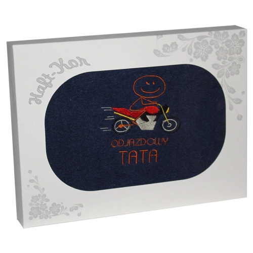 RĘCZNIK Z HAFTEM DLA DZIEŃ OJCA 70x140 NA PREZENT