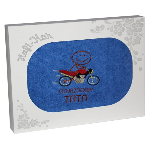 RĘCZNIK Z HAFTEM DLA DZIEŃ OJCA 70x140 NA PREZENT
