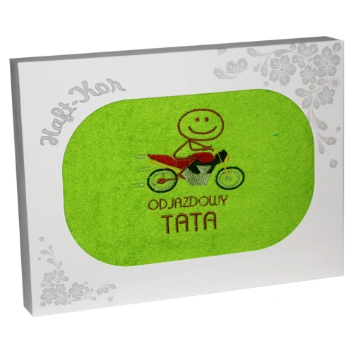 RĘCZNIK Z HAFTEM DLA DZIEŃ OJCA 70x140 NA PREZENT