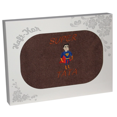 RĘCZNIK Z HAFTEM DLA DZIEŃ OJCA 70x140 NA PREZENT