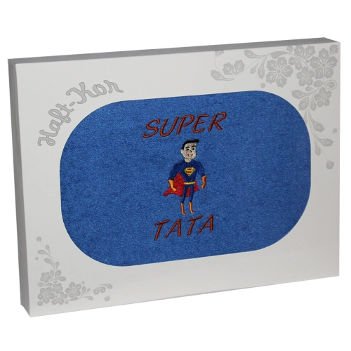 RĘCZNIK Z HAFTEM DLA DZIEŃ OJCA 70x140 NA PREZENT