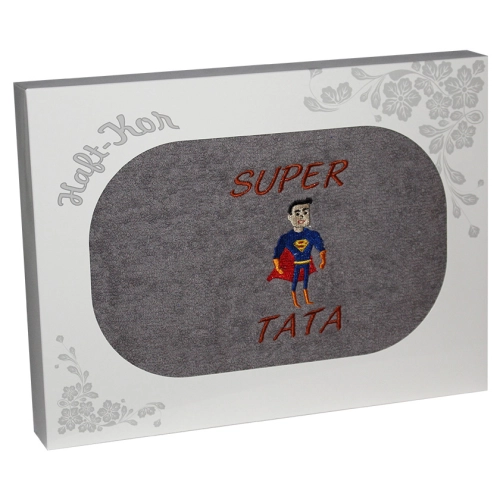 RĘCZNIK Z HAFTEM DLA DZIEŃ OJCA 70x140 NA PREZENT