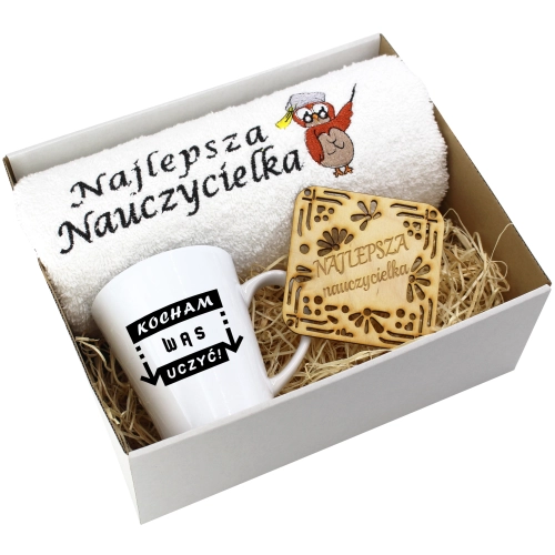 PREZENT DZIEŃ NAUCZYCIELA WYCHOWAWCY KUBEK RĘCZNIK