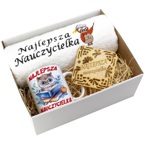 PREZENT DZIEŃ NAUCZYCIELA WYCHOWAWCY KUBEK RĘCZNIK