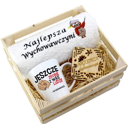 PREZENT DZIEŃ NAUCZYCIELA WYCHOWAWCY KUBEK RĘCZNIK