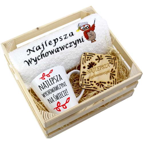 PREZENT DZIEŃ NAUCZYCIELA WYCHOWAWCY KUBEK RĘCZNIK