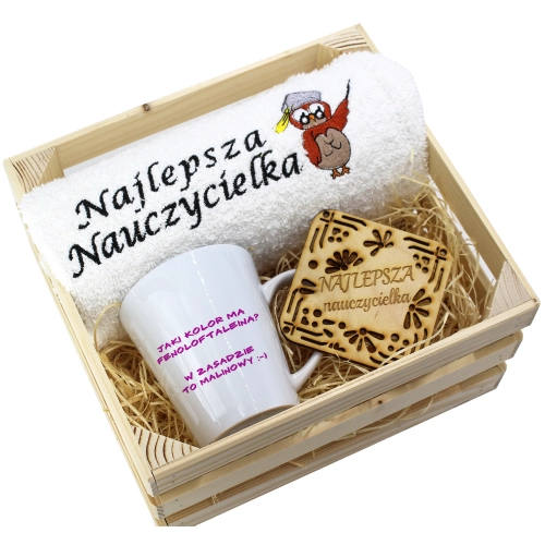 PREZENT DZIEŃ NAUCZYCIELA WYCHOWAWCY KUBEK RĘCZNIK