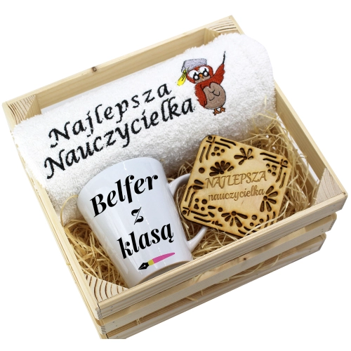 PREZENT DZIEŃ NAUCZYCIELA WYCHOWAWCY KUBEK RĘCZNIK