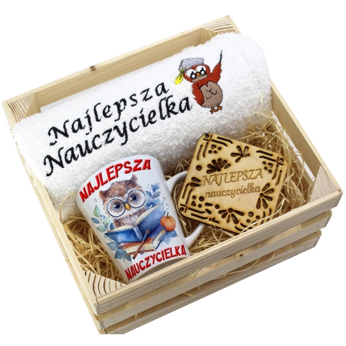 PREZENT DZIEŃ NAUCZYCIELA WYCHOWAWCY KUBEK RĘCZNIK