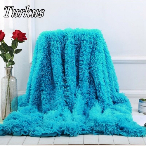 NARZUTA WŁOCHACZ KOC PLUSZ PLED FUTRZAK 220X240