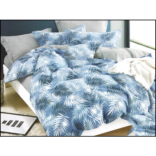 KOMPLET POŚCIELI 100% BAWEŁNA DWUSTRONNA POŚCIEL 150x200 +2 POSZEWKI