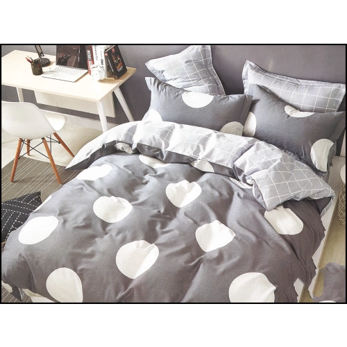 KOMPLET POŚCIELI 100% BAWEŁNA DWUSTRONNA POŚCIEL 150x200 +2 POSZEWKI