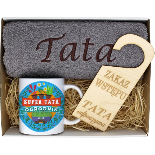 PREZENT DZIEŃ OJCA RĘCZNIK KUBEK TATA TATY OJCIEC