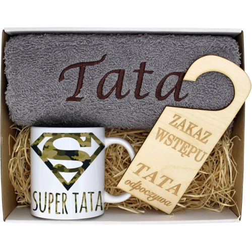 PREZENT DZIEŃ OJCA RĘCZNIK KUBEK TATA TATY OJCIEC