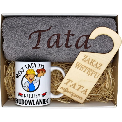 PREZENT DZIEŃ OJCA RĘCZNIK KUBEK TATA TATY OJCIEC