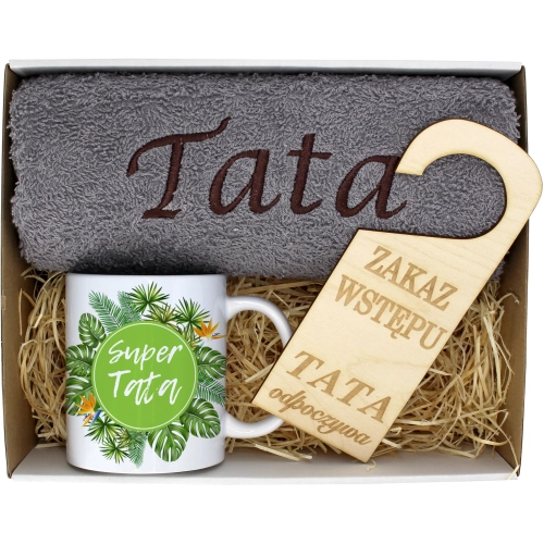 PREZENT DZIEŃ OJCA RĘCZNIK KUBEK TATA TATY OJCIEC