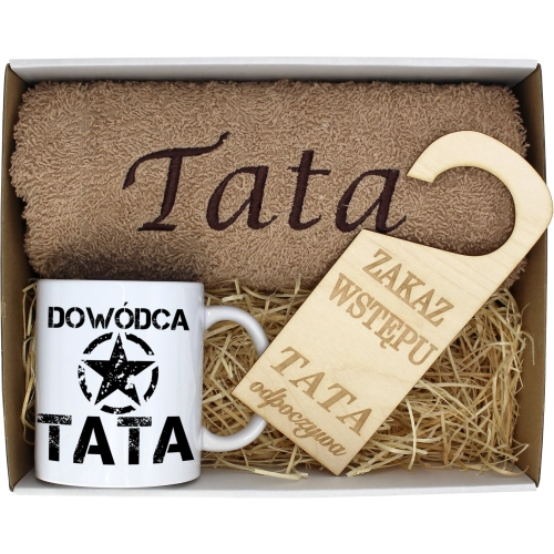 PREZENT DZIEŃ OJCA RĘCZNIK KUBEK TATA TATY OJCIEC